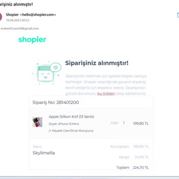 Skylimella Shopier'den Verdiğim Siparişim Kargoya Verilmedi
