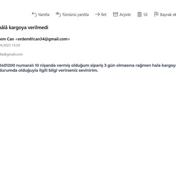 Skylimella Shopier'den Verdiğim Siparişim Kargoya Verilmedi