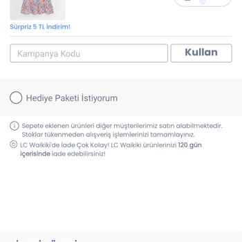 LC Waikiki Çark İndirimi Uygulanmıyor