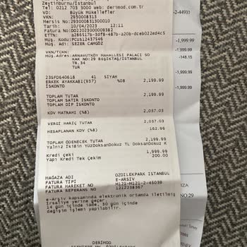 Derimod'un Kalitesiz Ayakkabıları