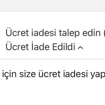 Apple Store Ücret İadesi (App Store)