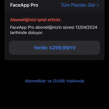 Faceapp Abonelik Sorunu Ulaşın Lütfen