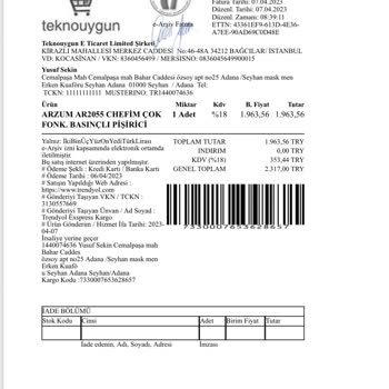 Arzum Prize Takıyoruz Çalışmıyor