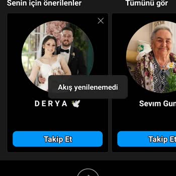 Vodafone Instagram'da Akış Yenilenemiyor