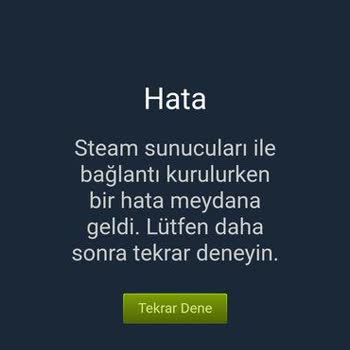 Steam'e Giriş Yaparken Hata Veriyor!