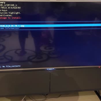 Philips TV Philips 49pus6501/12 Model Televizyonumda Recovery Mod Hatası