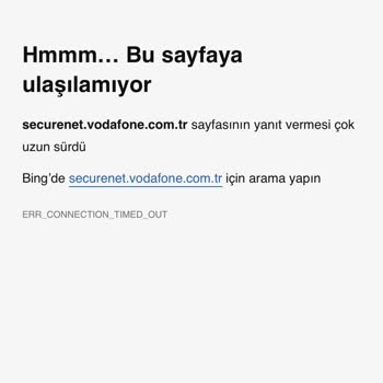 Vodafone Mobil İnternet Kullanım Kısıtı