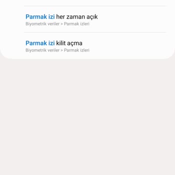 Samsung Telefon'un Kilit Ekranındaki Parmak İzi Sorunu