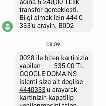 Kredi Kartımdan Google Domains Para Çekmesi