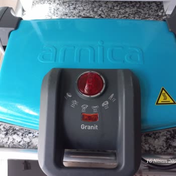 Arnica Küçük Ev Aletleri Granit Tost Makinesi Plakalarının Yanması Ve Kararması...