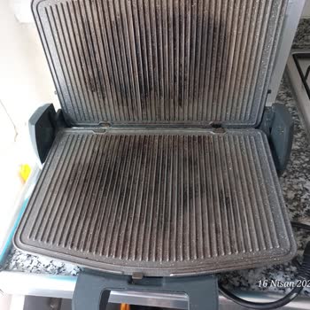 Arnica Küçük Ev Aletleri Granit Tost Makinesi Plakalarının Yanması Ve Kararması...