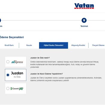 Akbank Juzdan İle Öde Seçeneği