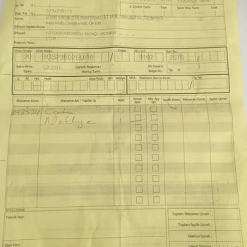 Bosch Teknik Servis Doğru Arızayı Tespit Etmiyor.