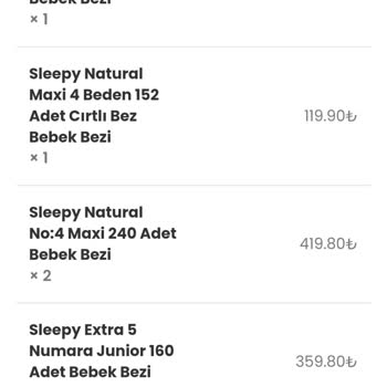 Bebe Minnak Siparişimi Göndermiyor