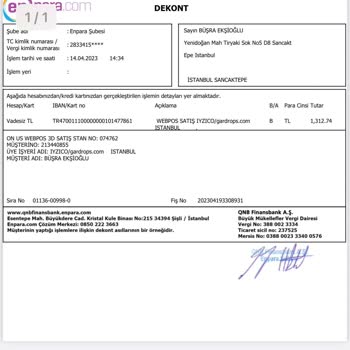 Gardrops 2 Kez Para Çekildi İadesi Yapılmıyor.