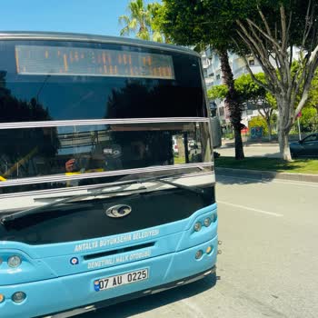 Antalya Büyükşehir Belediyesi Saygısız Kaba Otobüs Şoförü