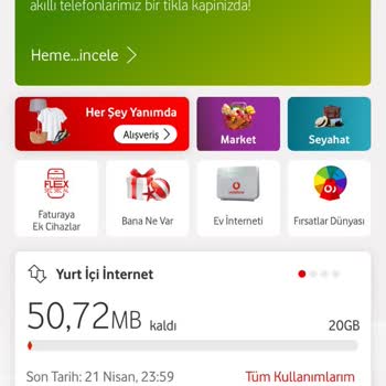 Vodafone Haksız Ek Paket Tanımlama