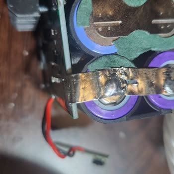 Makine Deposu 36 V Batarya Tamir Görmüş, Lehimler Kopuk