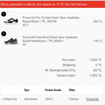 Pumaturkiyetr.com Mağduriyet Yaşama