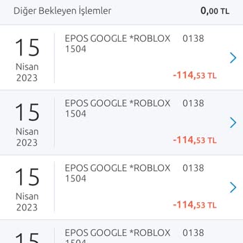 Roblox Oyunu Hesaptan Sürekli Para Çekiyor. Hesaplarınızı Kontrol Edin