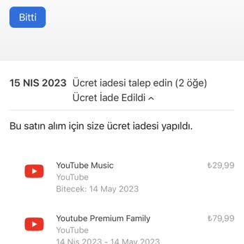 Apple Store Para İadesi Talebi