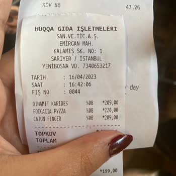 Huqqa Restoran Aşırı Kötü Yemeğe Hesap Aldı