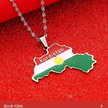 Aliexpress Instagram'da Kürdistan Kolyesi Reklamı