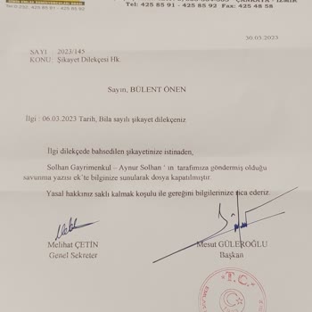 İzmir Emlak Komisyoncuları Odasının Ciddiyetsizliği