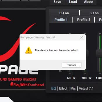 Rampage Kulaklığım Has Not Been Hatası