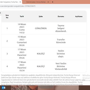 Yurtiçi Kargo Denizli Kaleiçi Şubesi Teslimat Yapılmaması