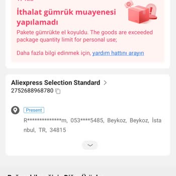 Aliexpress Şikayet Satın Aldığım Ürünlere Gümrük El Koymuş