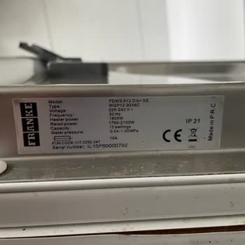Franke Bulaşık Makinesi FDWS612DA+XS Paslı Sepetler