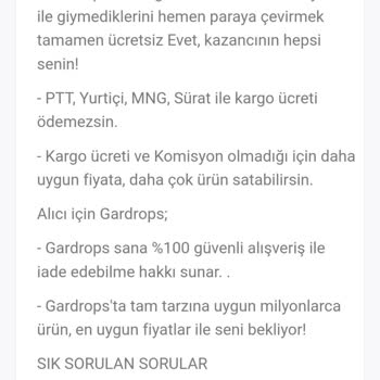 Gardrops Usulsüz Kargo Para Kesintisi