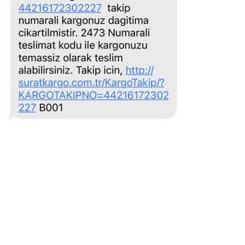 Sürat Kargo Üçyol Şube Paket Getirmeme/telefonlar Açılmıyor