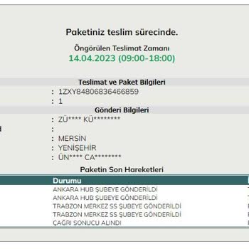 UPS Türkiye 1 Hafta Olmasına Rağmen Kolimi Teslim Etmedi