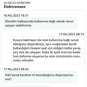 Elektromaxx Sattığı Ürünün Arkasında Durmama