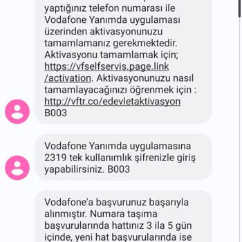 Vodafone Numara Taşıma Belası!