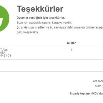 Dyson Alışverişleri Mağduriyet Yaratır