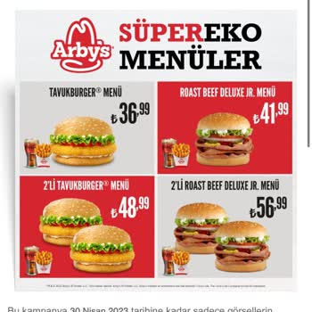 Arby's Kampanyalı Ürünü Şubeden Aynı Fiyata Alamadım!