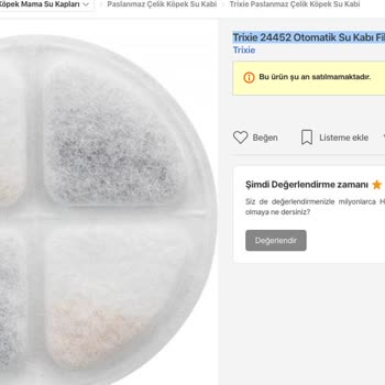 Trixie Otomatik Su Kabı