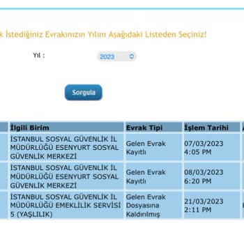 E-Devlet (Turkiye.gov.tr) EYT Evrak Beklemede Kalmasın