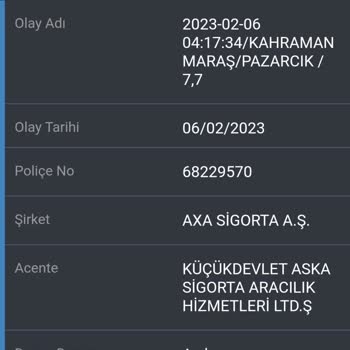 Axa Sigorta DASK Fiyaskosu Ve Adaletsizliği