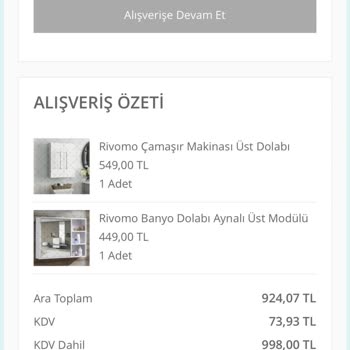 Rivomo Siparişim Yok Hala
