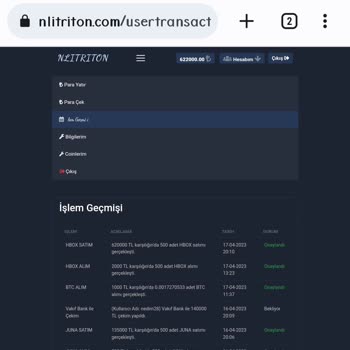 Nlitriton Para Yatırma Sorunu