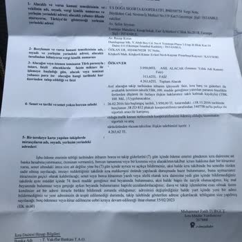 Ss Doğa Sigorta Rücu Talebi