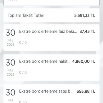 Ziraat Bankası Kredi İzinsiz Erteleme