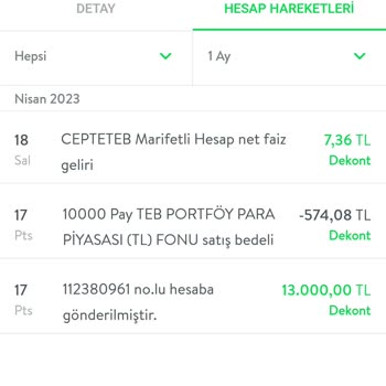 TEB Bankası Marifetli Hesabımdan İzinsiz Para Alınması
