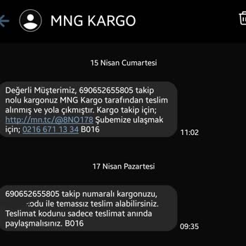 MNG Kargo Gel Al Noktasında Kargomu Bekletiyor!