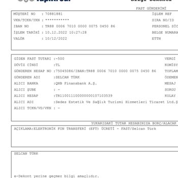 Özel Denizli Cerrahi Hastanesi Check Up İptali