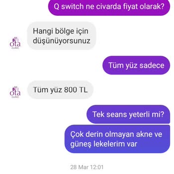 Ota Güzellik Merkezi. Beşiktaş Şubesi.